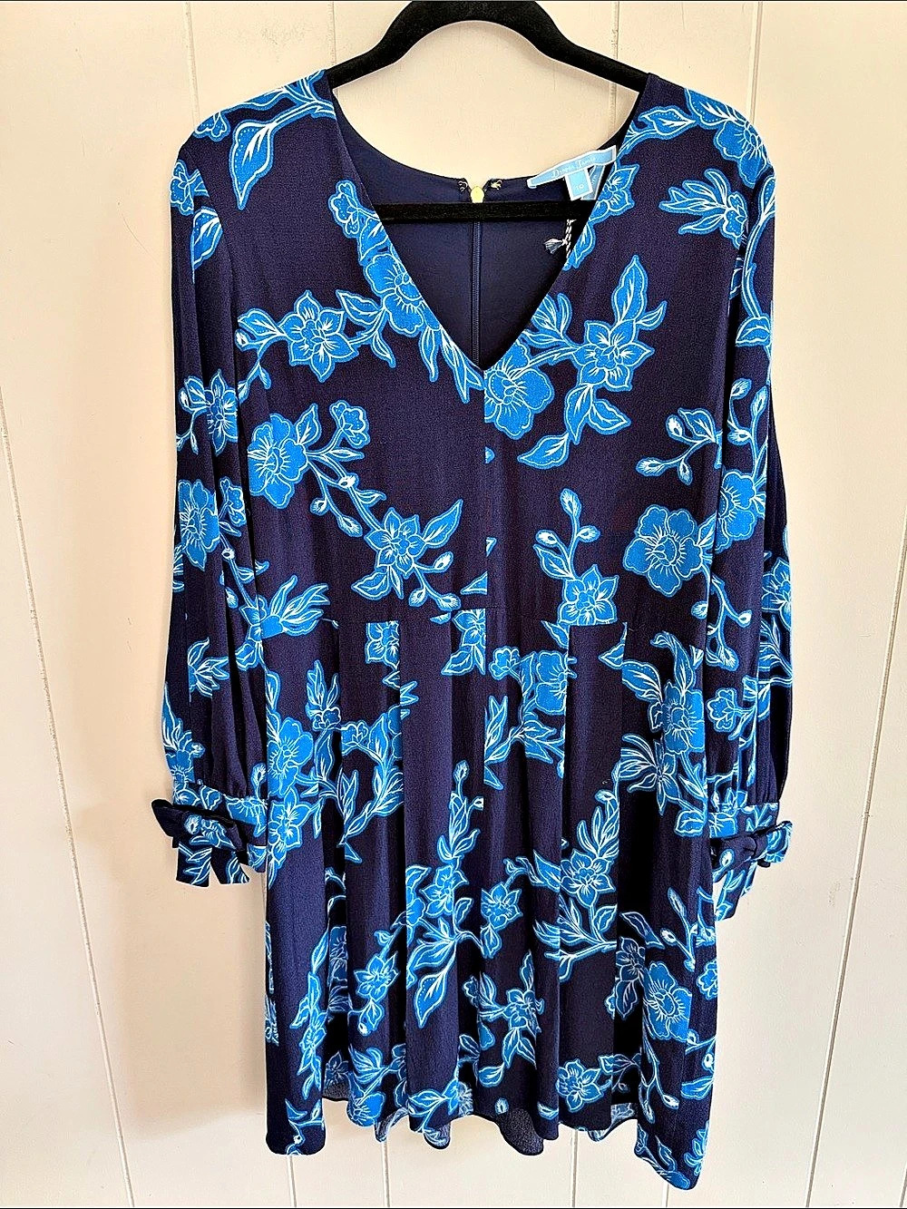 Draper James NWT Floral Mini Dress Size 10 Southern Preppy Feminine Romantic